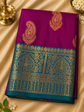 Soft Silk Saree – Paisley Zari Collection