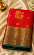 Silk Saree – Peacock Butta